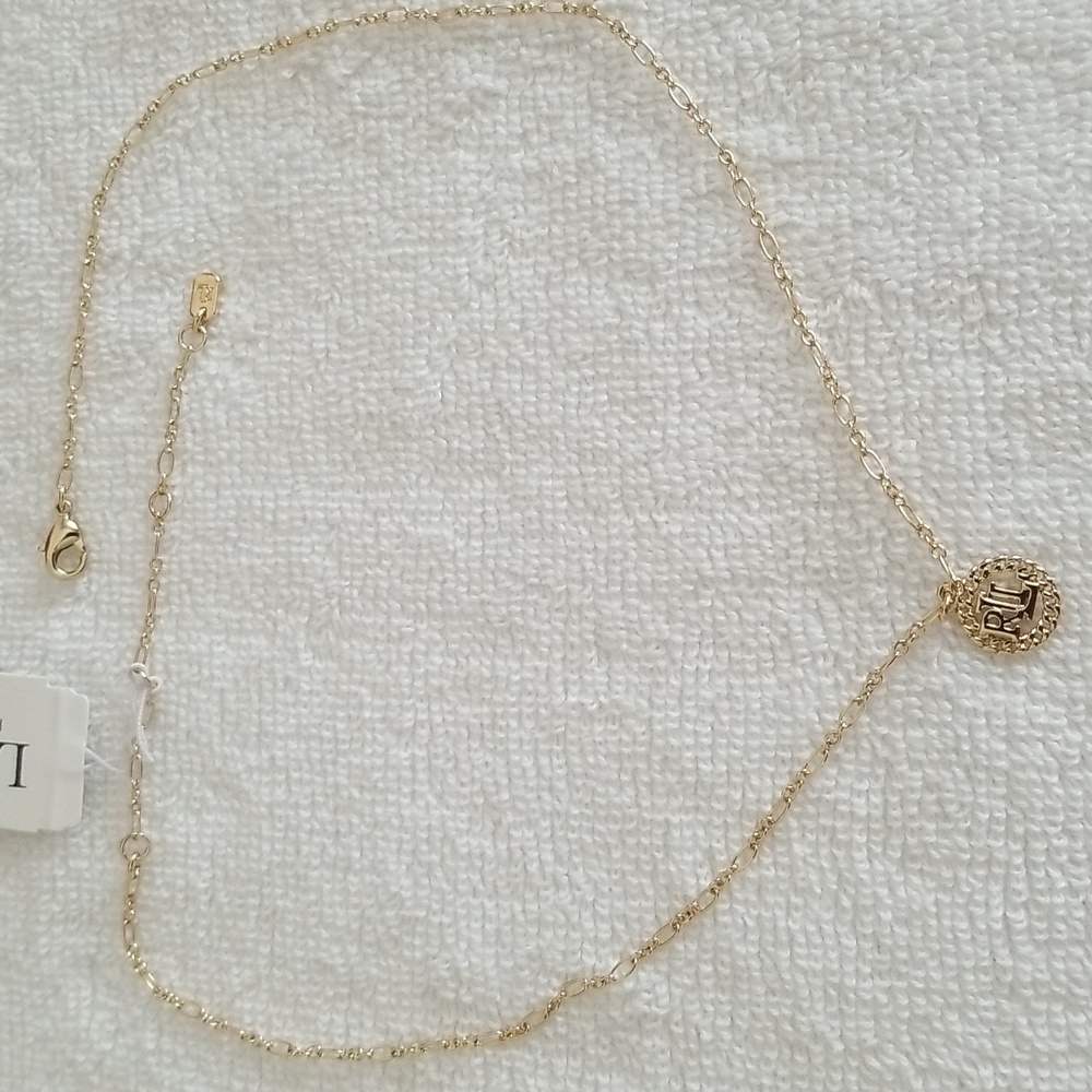 New Ralph Lauren Logo Pendant Necklace - Picture 3 of 6